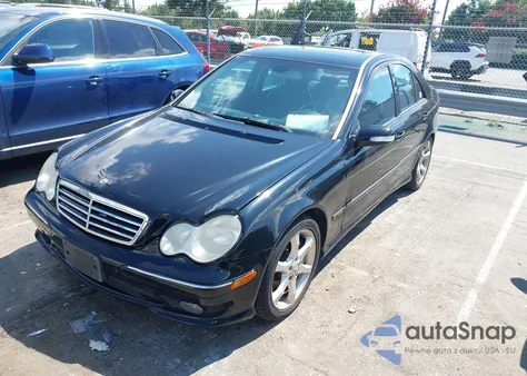 2007 Mercedes-Benz C 230 Sport из США, поврежденный, VIN WDBRF52H27F891856